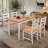 Modern Dining Table Set with Solid Wood Kitchen Table and Chairs for Dining Room