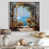 White Floater Framed