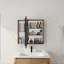 Armoire de toilette murale avec rangement