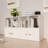 48" W X 25" H Cube Storage Bookcase With 4 Doors Stackable Cubby Storage Organizers