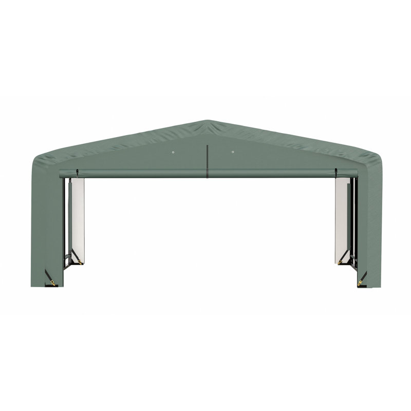 ShelterTube Wind and Snow-Load Rated Garage, 20x18x10 Green