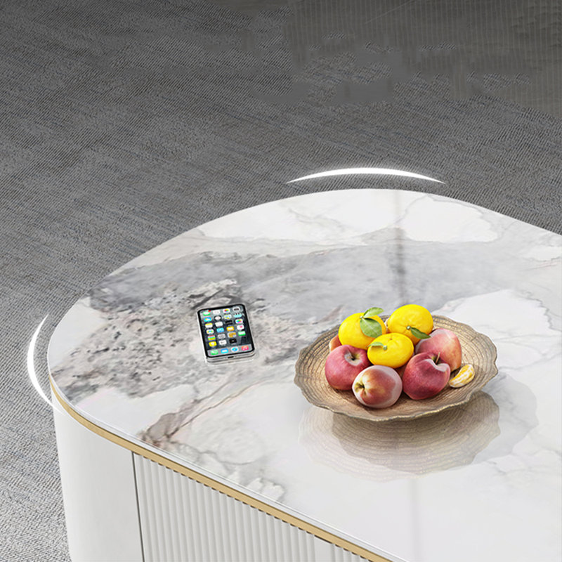 Simple Granite Slab Coffee Table