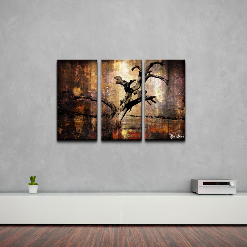 " Abstract " 3 - Pieces