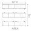 Tables de formation mobiles commerciales avec alimentation intégrée | Lot de 6 | Tables de formation gigognes pliantes de 203 cm (80 po) | Roulettes verrouillables | Mobilier pour salles de conférence et salles de classe | Blanc 12 places