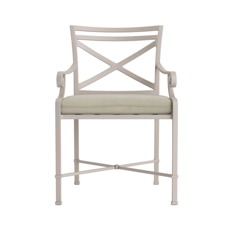 Venetian Outdoor Lounge Chair, Fusion Charcoal, Dove Smooth