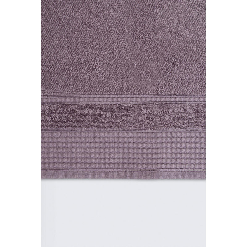 Serviette de bain 100% coton Tavarez, Damson