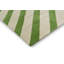 Hand Tufted Wool Striped Area Rug in Peridot/White-1047168263