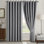 Linen Blend Blackout Curtain Panel Pair