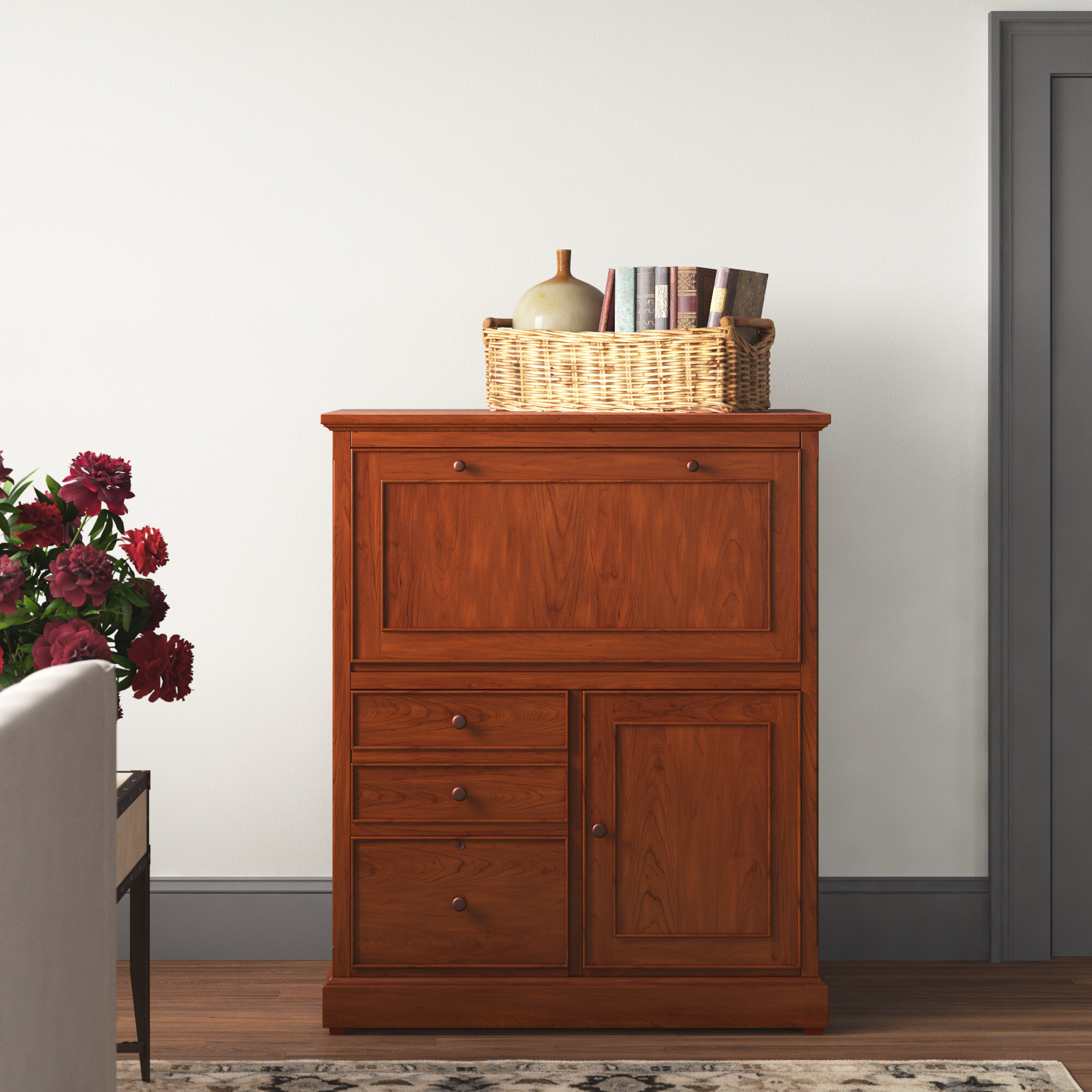 Lark Manor Knisely Armoire Desk & Reviews | Wayfair