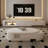 Modern Oval Coffee Table with White Marble Top and 3 Drawers