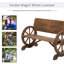 Solid Wood Fir Outdoor Bench