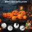 7.5ft Inflatable Halloween Pumpkin with LED Lights - Outdoor Holiday Yard Decoration for Fall & Thanksgiving, UK Size L (230cm), 0.8A Fan, 1000mA Power