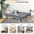 George Oliver & Unia ！！ Futon Sofa Bed with Adjustable Armrests & Backrests - 2.5" Plush Memory Foam, 15-Min Assembly, Compact Space Hero-730439356