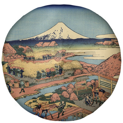 Katsushika hokusai, the tea plantation of katakura floor