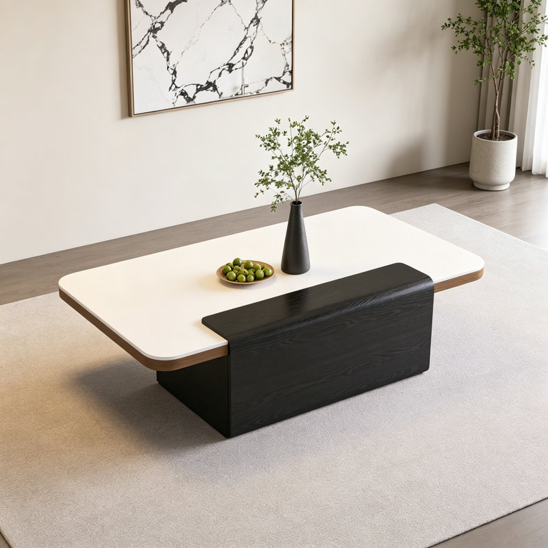 Table basse rectangulaire de luxe Italian Light