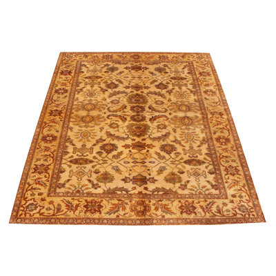 One-of-a-Kind 6' X 8'9" New Age Wool Area Rug in Ivory