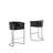 Maebelle Velvet Barstool 29" (Single Chair)-329666209-329666208