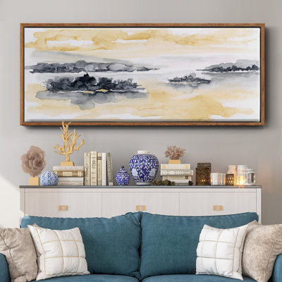 Whispering Wind I- Framed Canvas