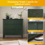 Amberrae Large 3 Drawer Dresser, Wide Chest of Drawers-1716404404