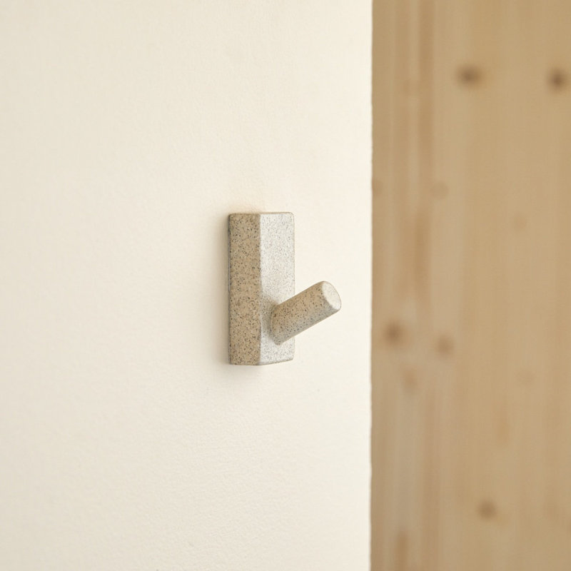 Sara Terrazzo Wall Hook, Cream