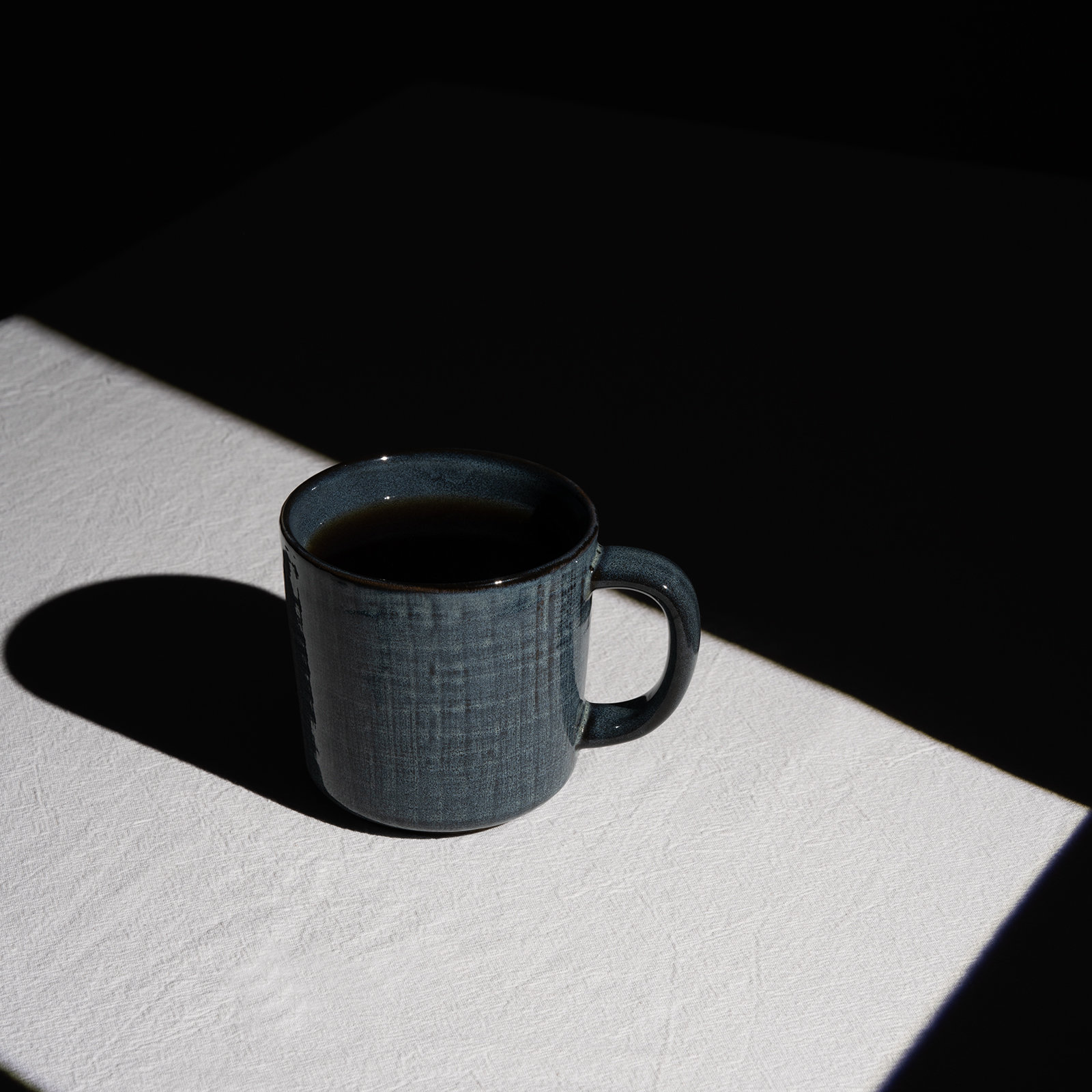 Stoneware Mug, Dark Gray