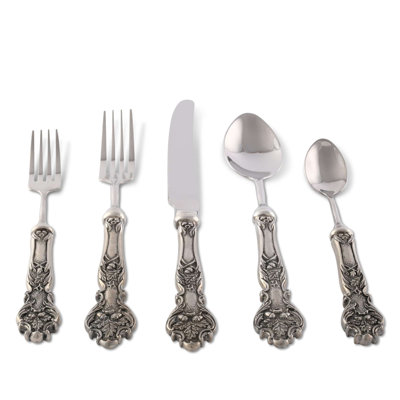 Majestic Forest 5 - Piece Stainless Steel Flatware Set - Service for 1