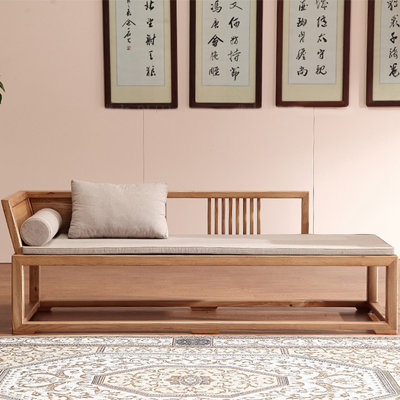 Méridienne simple en bois massif