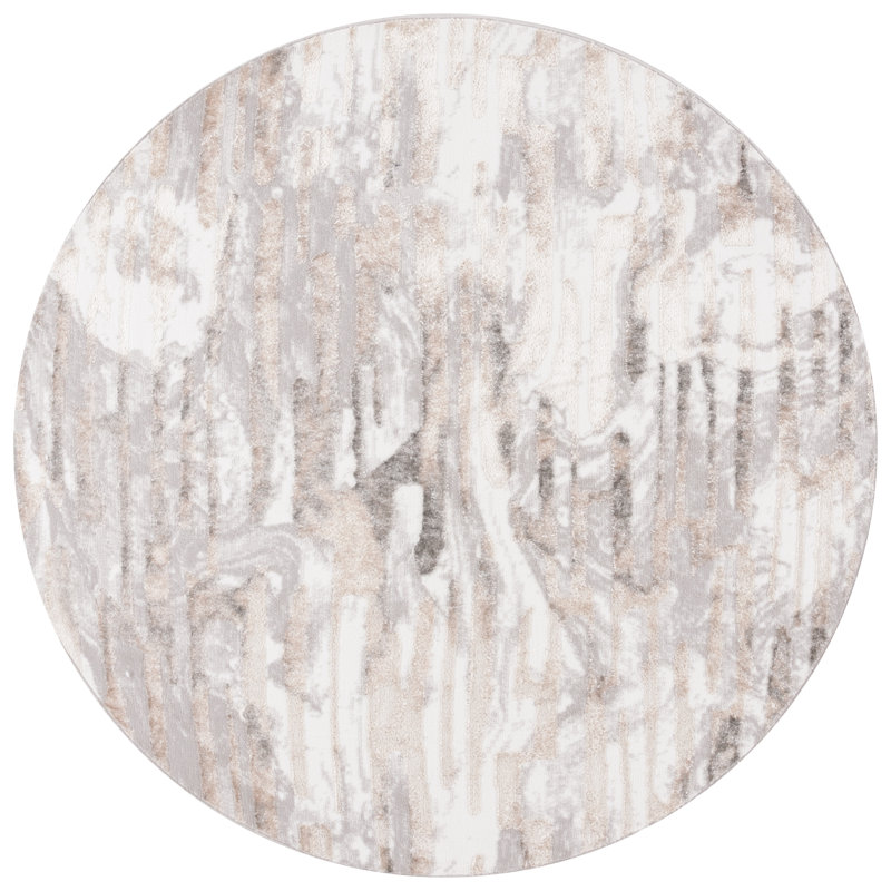 Etam Performance Abstract Rug, Rectangle 4' x 6'