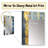 Ethereal Knowing Royal Blue And Gold I - Abstract Painting Unique Wall Mirror, Modern Mirror, Printed Metal Art-1811516621