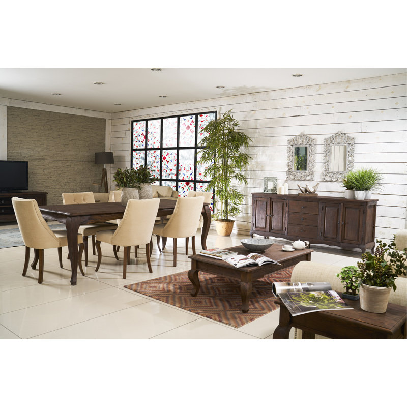 Hillerod Extendable Pine Solid Wood Dining Table, 30" H x 95" L x 40" W
