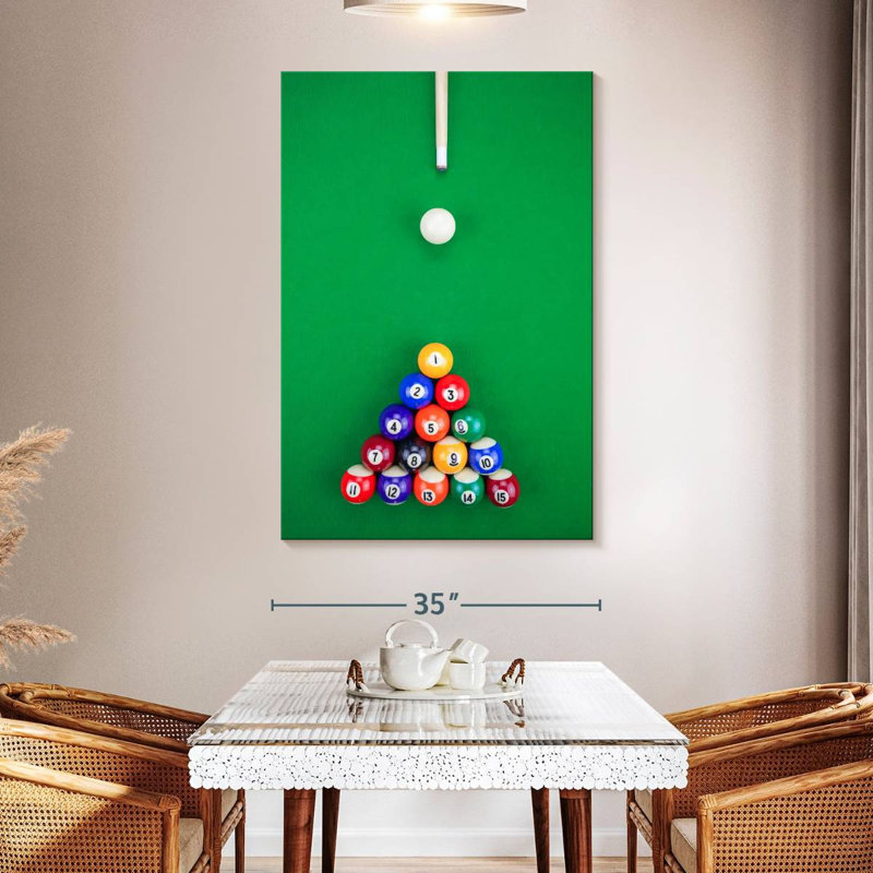 Senne Snooker Pyramid, 51" H x 34" W