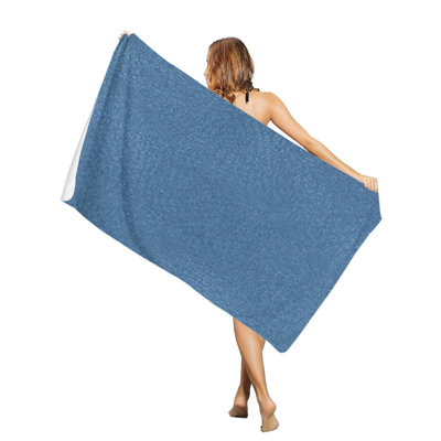Serviettes de piscine surdimensionnées bleues Summer Ocean