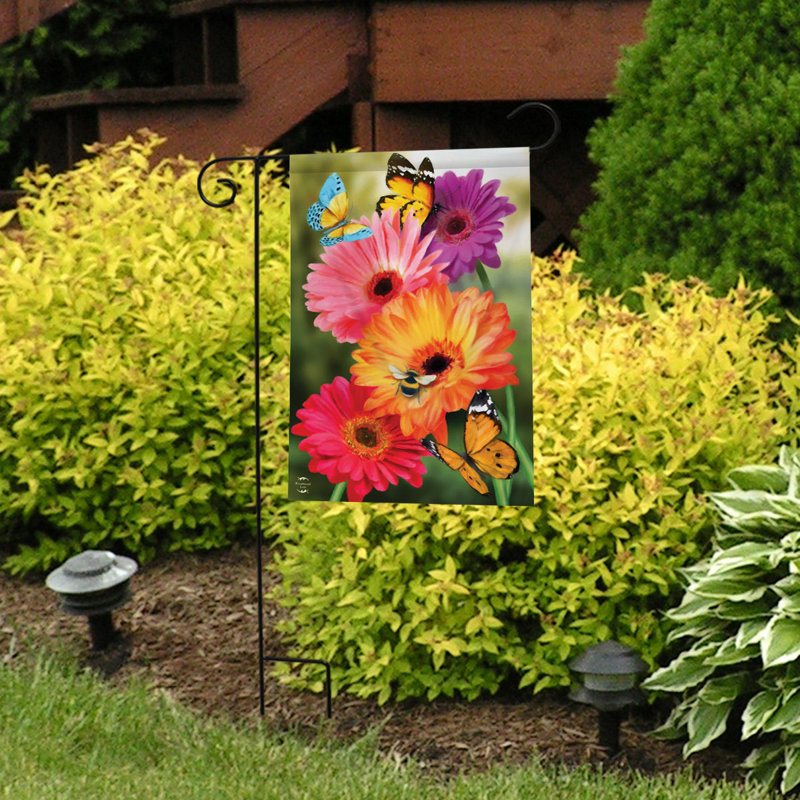 Drapeau de jardin jardin marguerites
