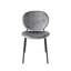 Inès Upholstered Chair with Metal Frame-2105030369-2139131954