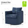 Nicha Modern Slipcovered 360-Degree Swivel Chair