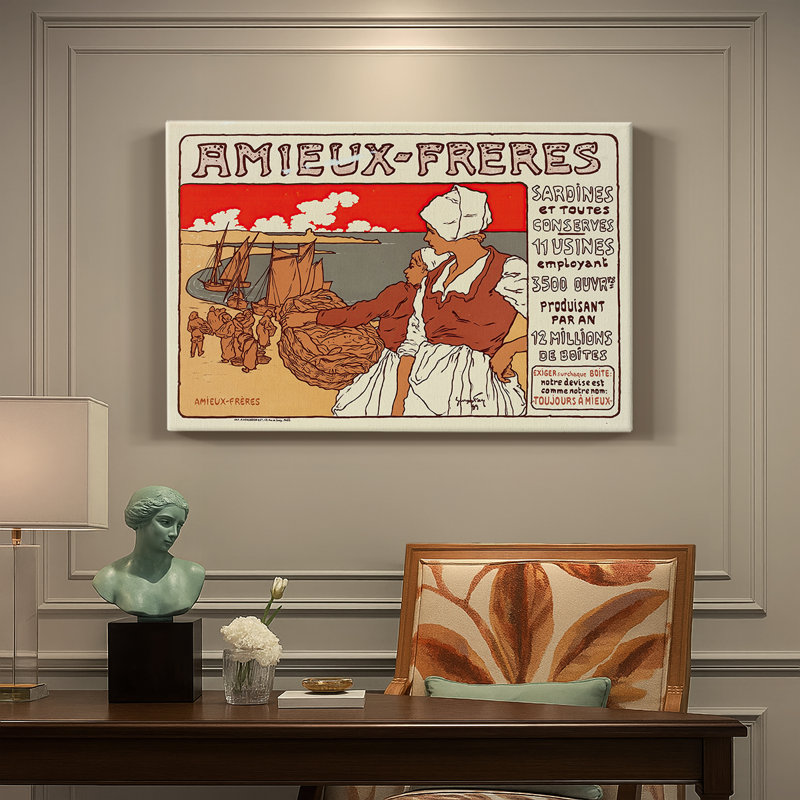 Amieux-Frères (Advertising Poster)-Georges Fay-Gallery Wrapped Canvas-1899, 24 x 36