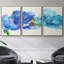 Waterscape I, ensemble de 3 toiles encadrées-97913674-106061468
