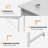 32 Inch Home Office Computer Desk with Fabric Storage Drawer and Bag-398783291