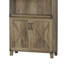 Ensemble de bureau de direction contemporain en bois 4 pièces Coble - chêne rustique