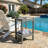 HDPE Outdoor Side Table | Low-Maintenance, All-Weather & Double-Tier Storage