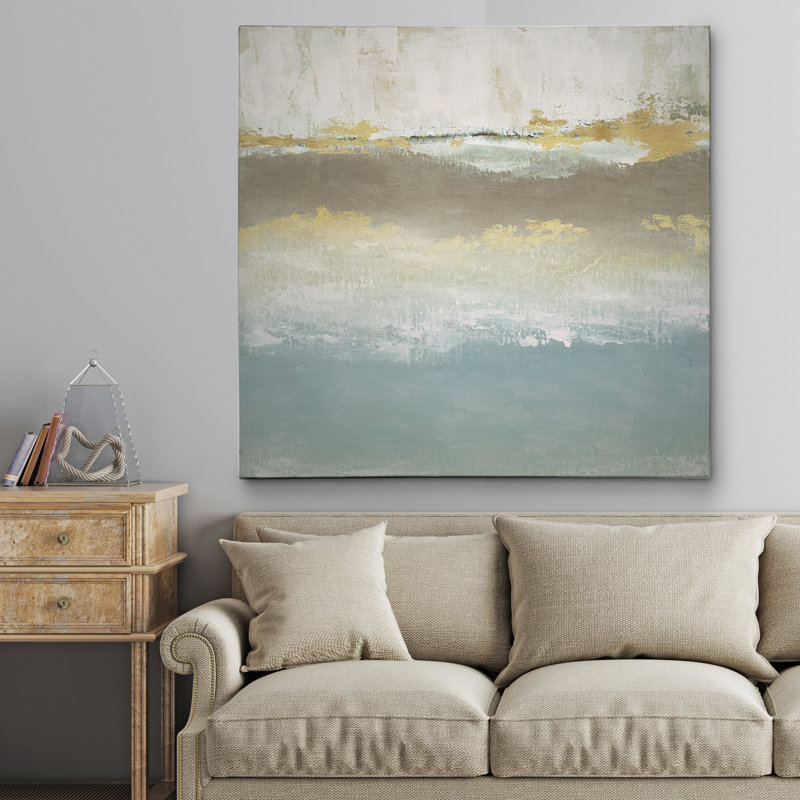 " Soft Solace ", 16" H x 16" W x 1.5" D, Wrapped Canvas