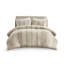 Ensemble de housse de couette en coton rayé 3 pièces très grand / très grand californien, d'inspiration bohème avec sécurité et confort certifiés OEKO-TEX-122563598-122563597