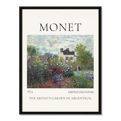Old Masters Collection "Artists Garden in Argenteuil" Print