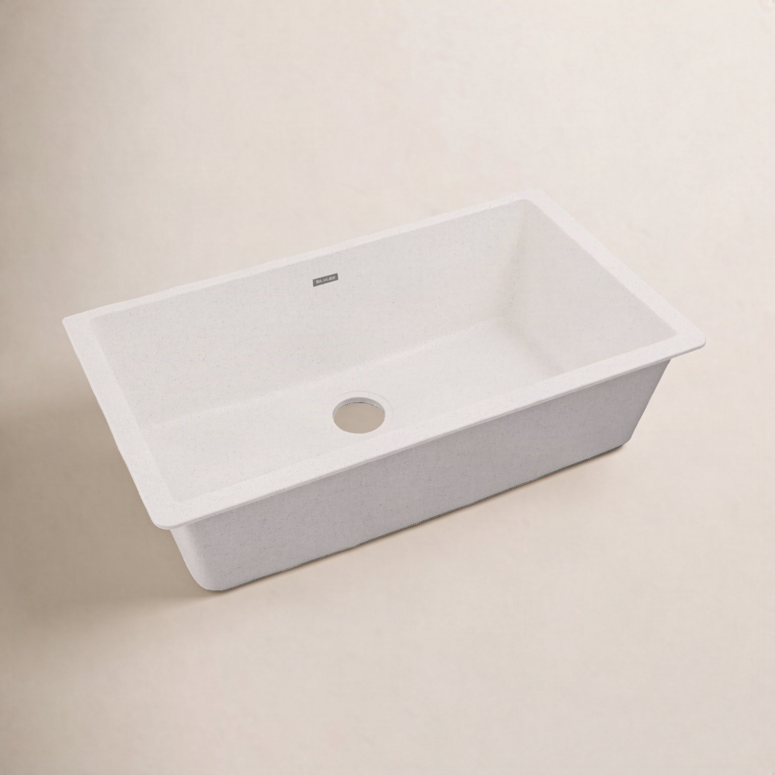 Quartz Classic 33" Undermount Kitchen Sink, White
