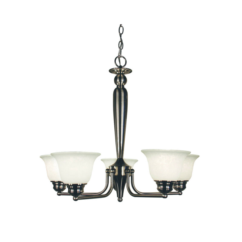 Chetna 5 - Light Dimmable Classic / Traditional Chandelier