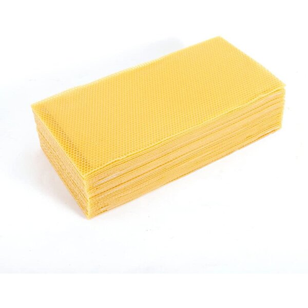 Beeswax Foundation Shee Hive Cell Frame Honeycomb Sheet Natural Beeswax  Sheets