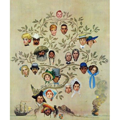" Family Tree " by Norman Rockwell