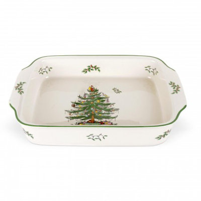 Spode Christmas Tree Rectangular Dish