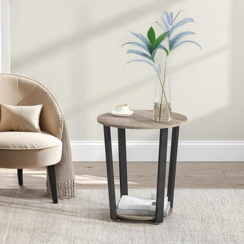 Table de bout Ashtabula, Heather Greige