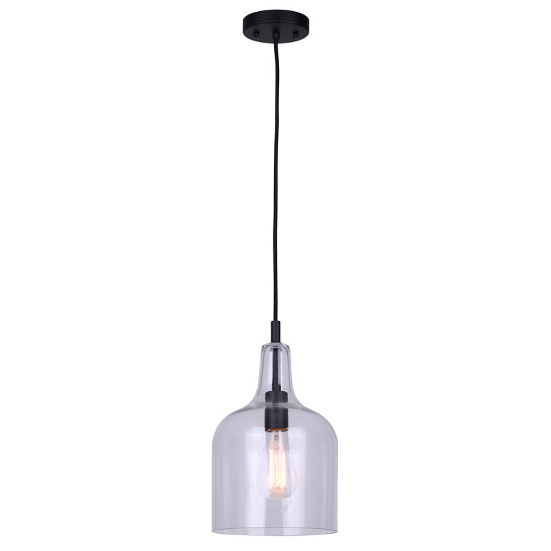 Curcio 1 - Light Single Pendant, Black